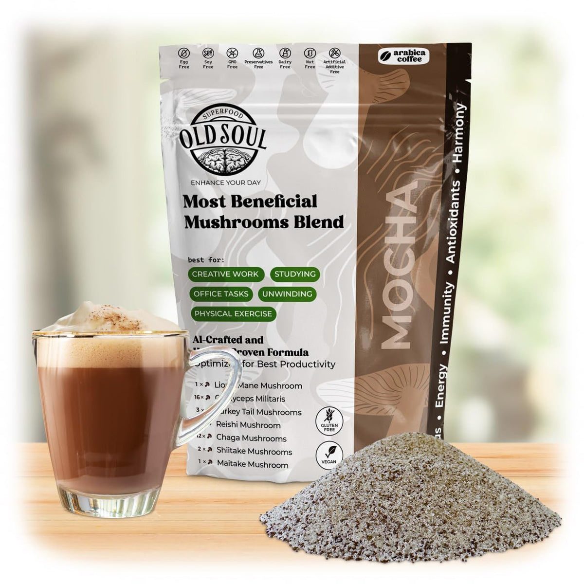 Black Coffee Blend Arabica 14 Ounce Mocha S966666