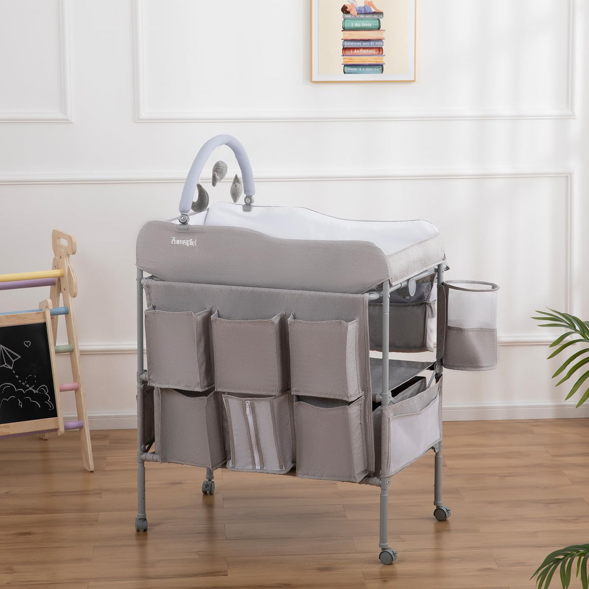 Portable Folding Baby Changing Table with 2 Drawers I582952