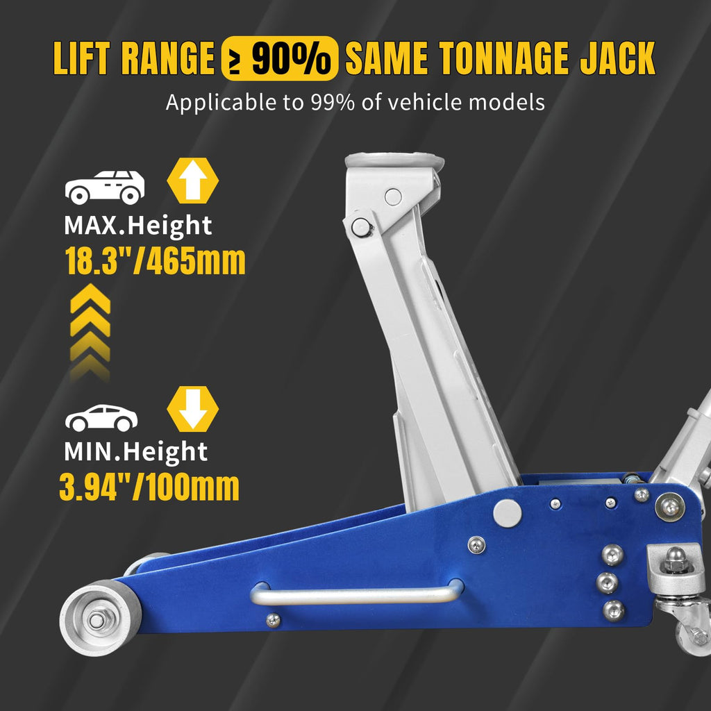2.5 Ton Aluminum and Steel Floor Jack O9988