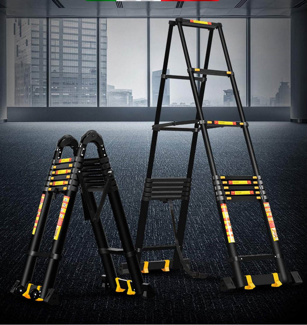 Telescoping Aluminum Ladder 330 Pound T2596