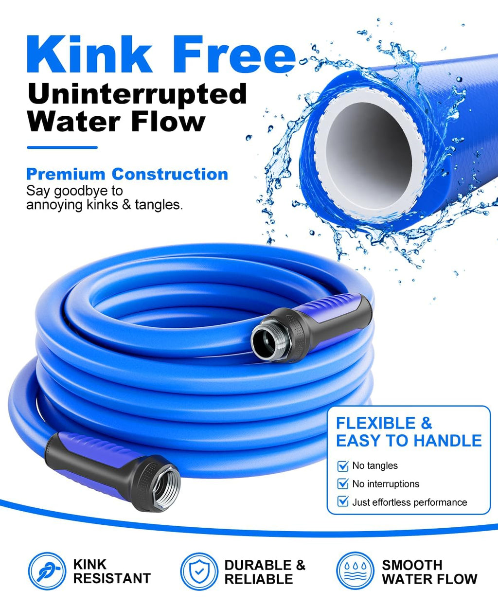 Garden Water Hose 100 ft x 5/8" B41318