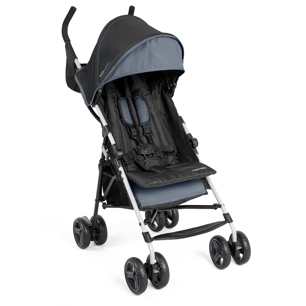 Lightweight Compact Fold Stroller with Canopy and Recline, Slate Grey J337671