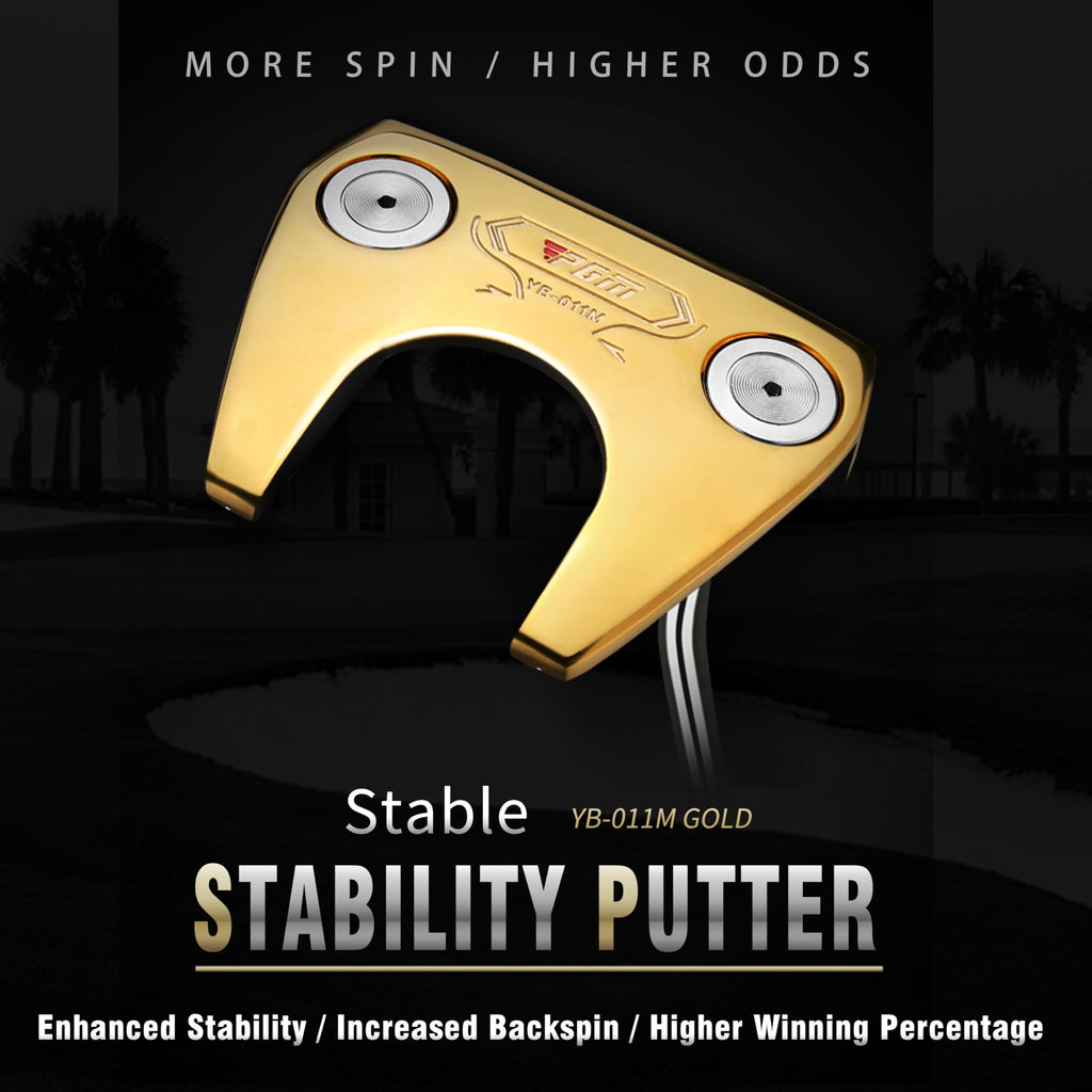 CNC-Milled Low-CG Golf Putter with Alignment Line & Oversized Grip W956