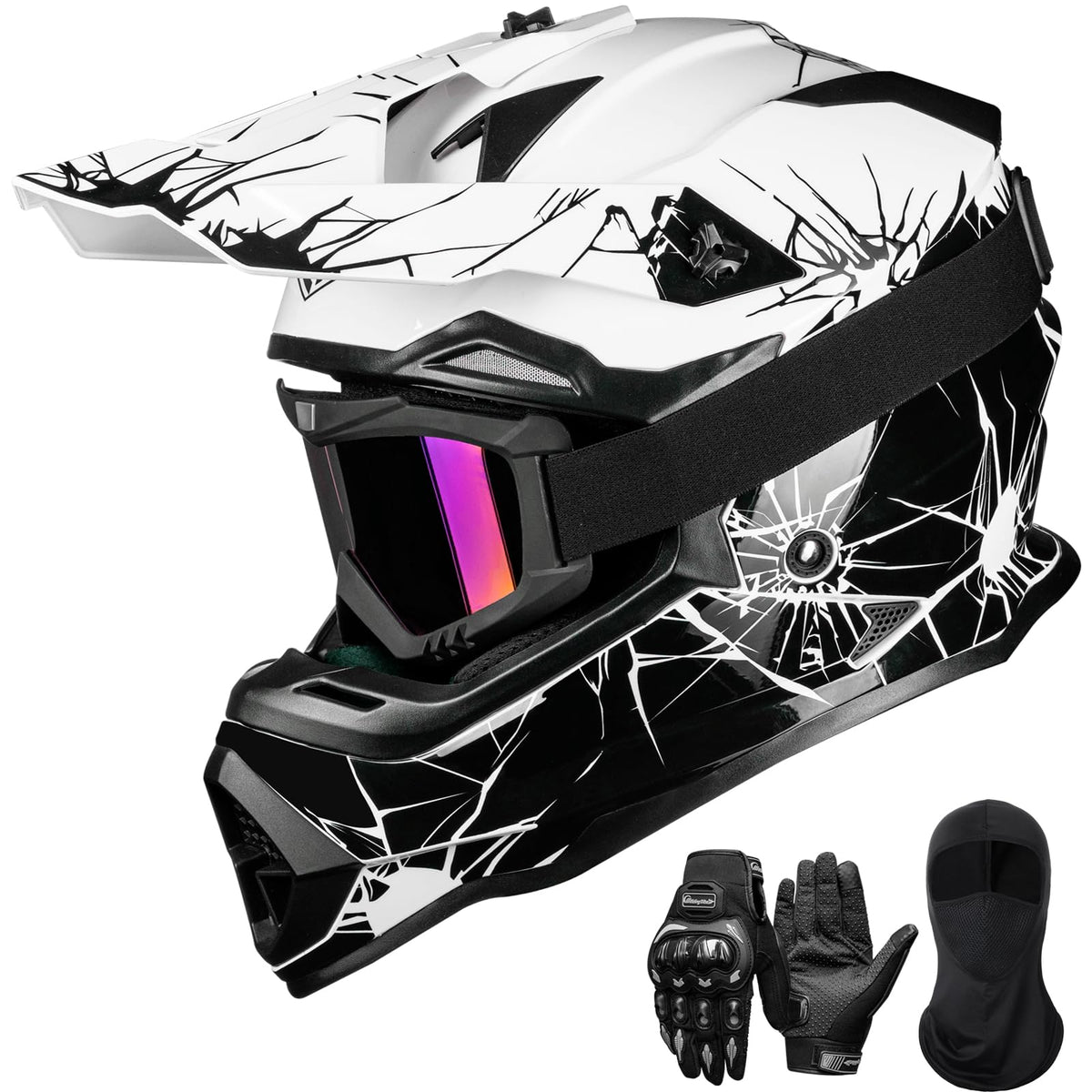 DOT Approved Full Face Motocross Helmet Q97353