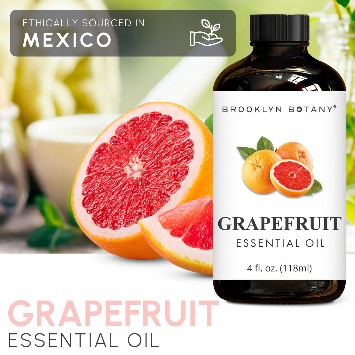 Lavender & Grapefruit Essential Oils 4 Fl Oz Pack of 2 S816