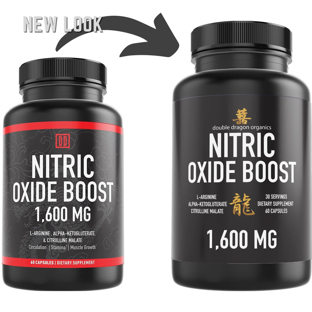 Nitric Oxide Booster Supplement 1600mg 60 Count K81283
