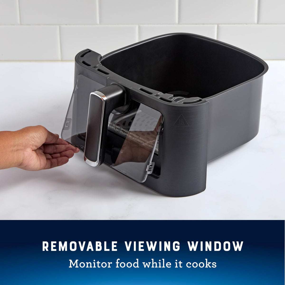 6 Quart Digital Air Fryer with Window D440481