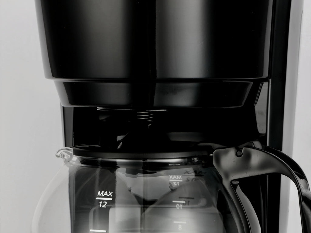 Black 12-cup programmable drip coffee maker N1327