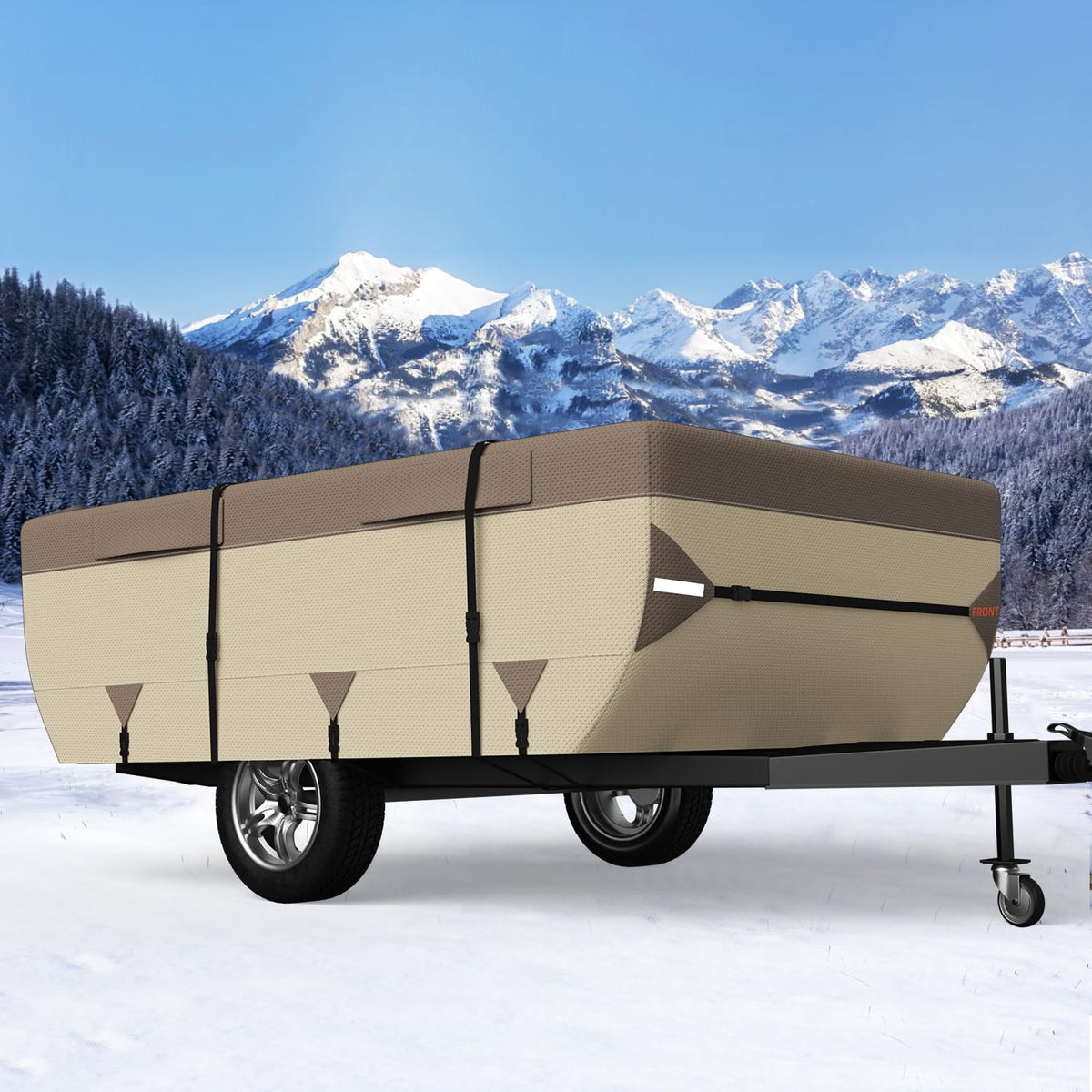 Waterproof Windproof Pop Up Camper Cover Fits 14-16FT M297