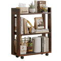 3-Tier Small Bookshelf with Wheels B22521