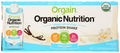Organic Vegan Plant Based Nutritional Shake Vanilla Bean 11 Ounce 12 Count O9380