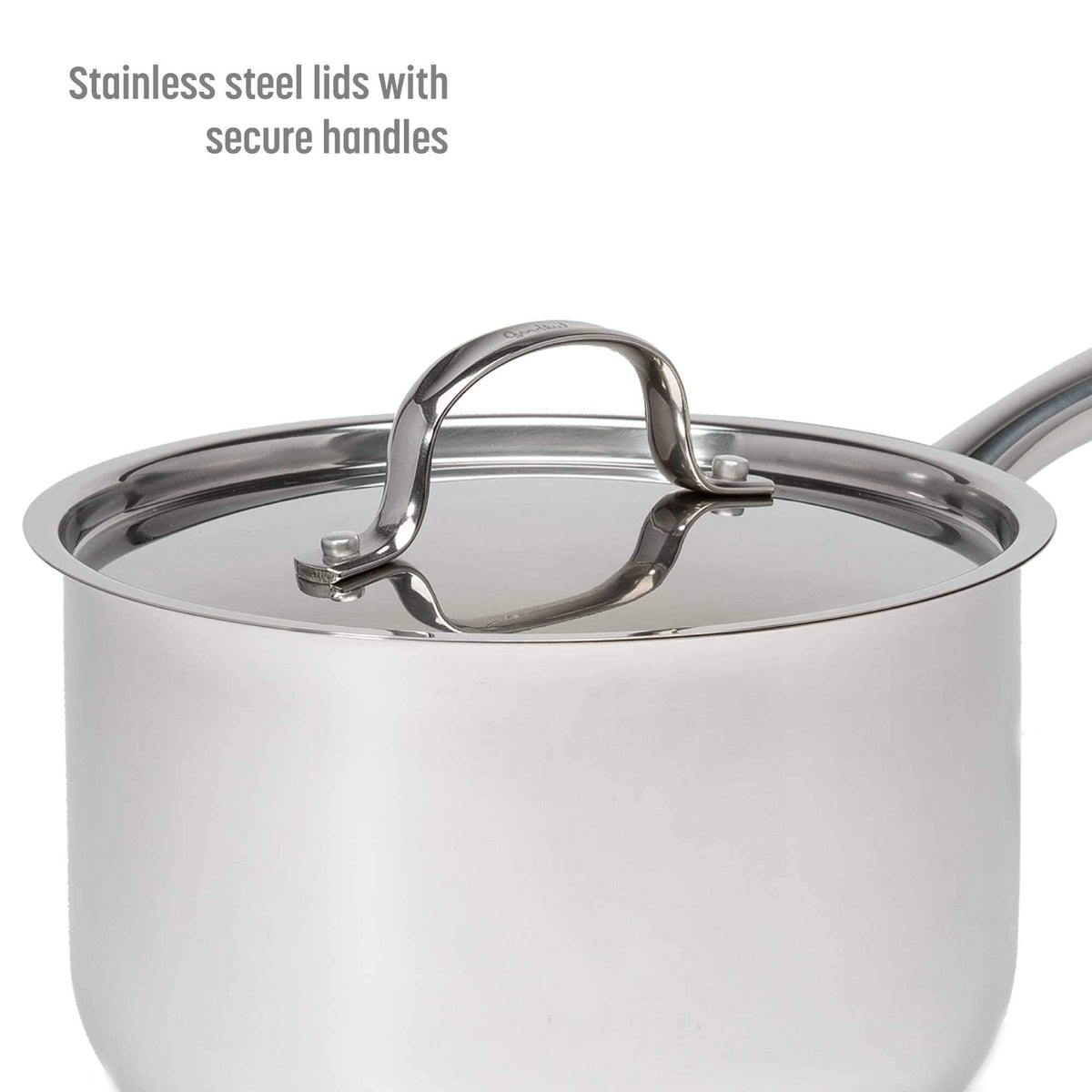 12-Piece Stainless Steel Cookware Set with Non Stick Frying Pan S4397