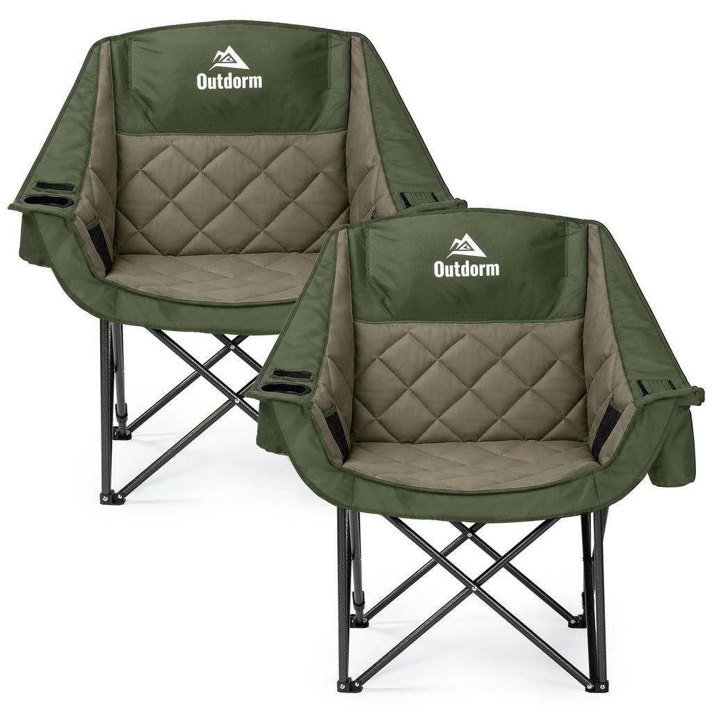 Oversized Camping Chairs 2 Pack V563558