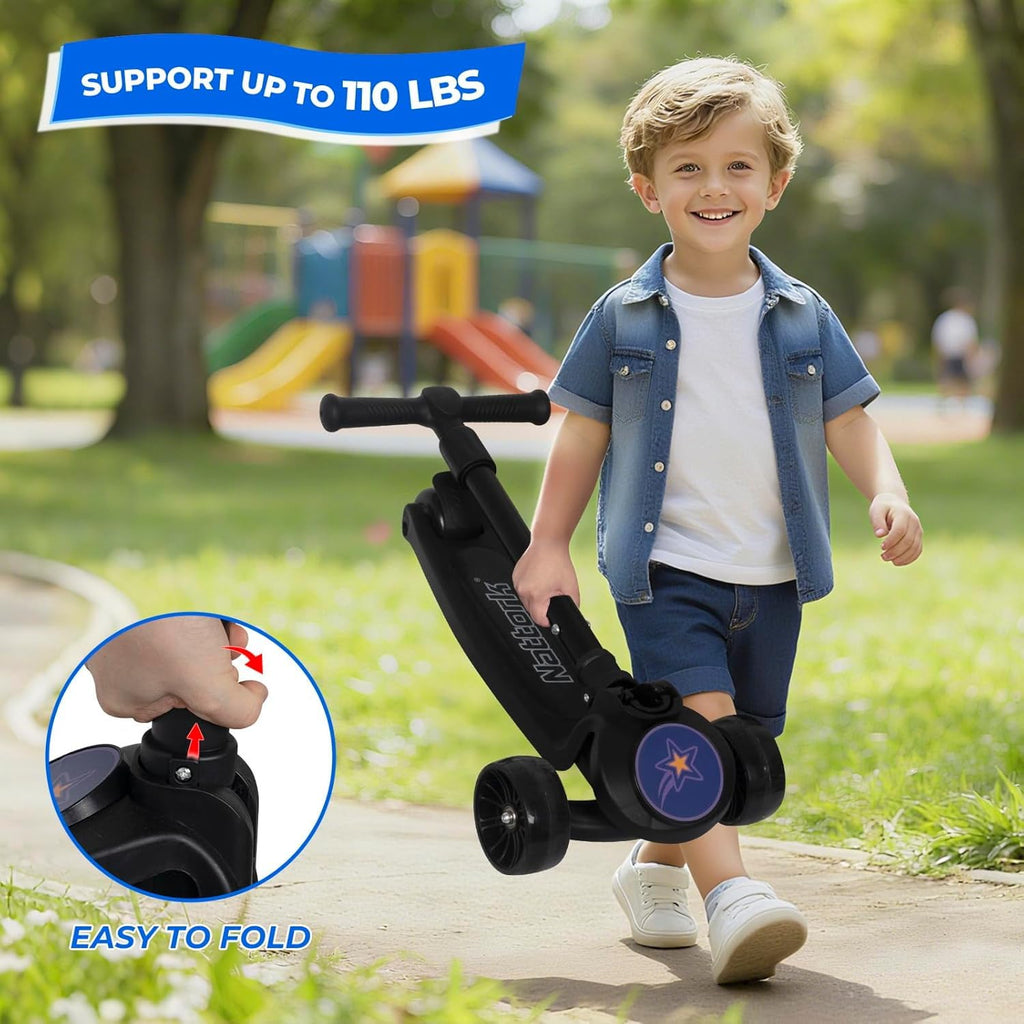 3 Wheel Kids Scooter with Light Up Wheels N10216