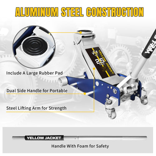 2.5 Ton Aluminum and Steel Floor Jack O9988