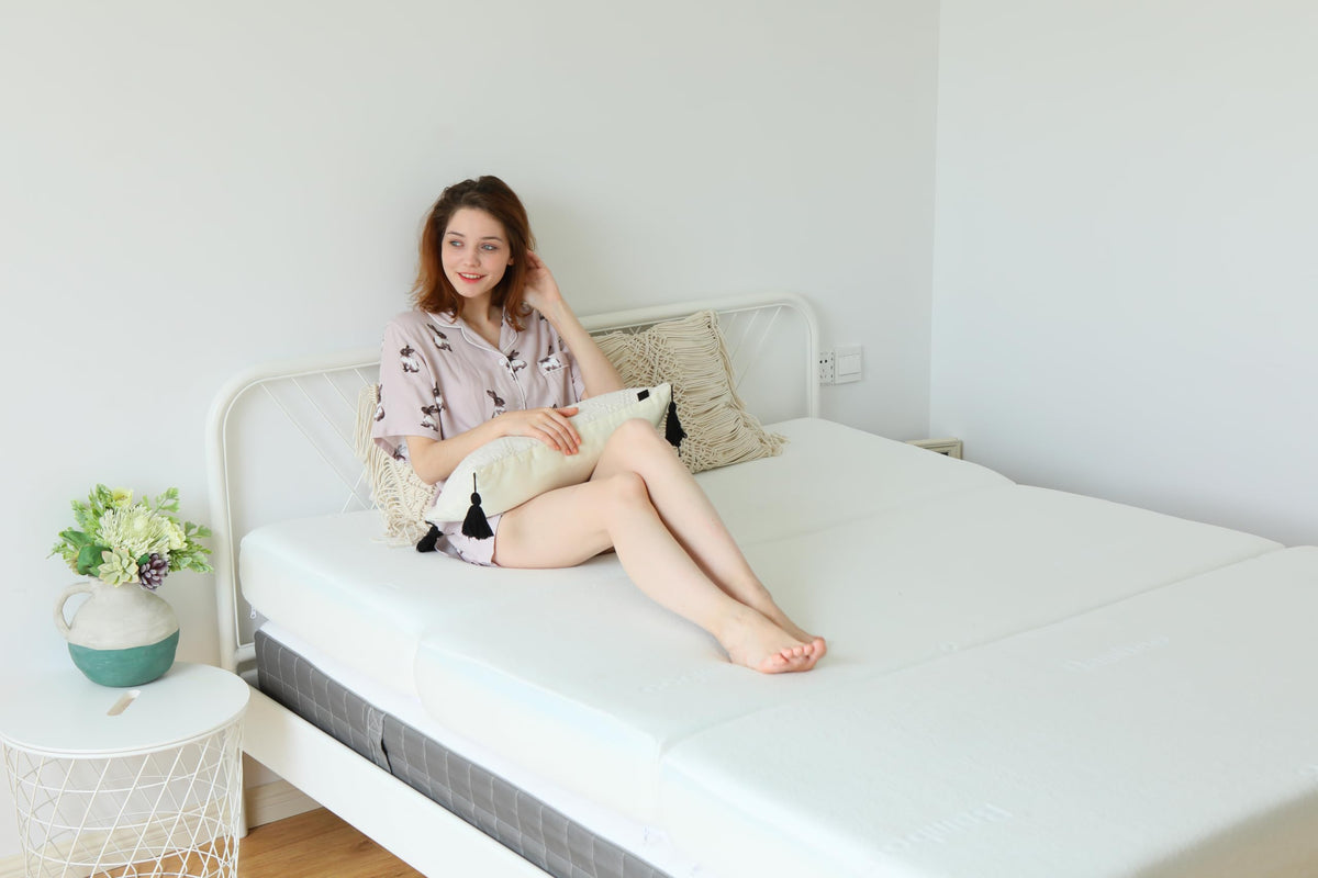 6-Inch Gel Infused Memory Foam Tri-fold Mattress with Bamboo Cover Y420