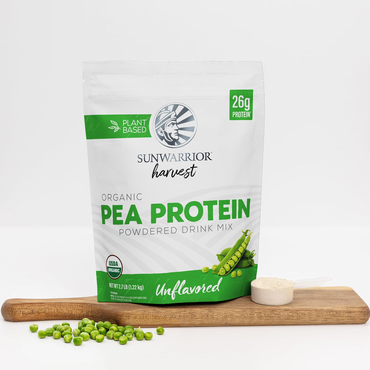 Organic Pea Protein Powder 35 Servings Unflavored J6253