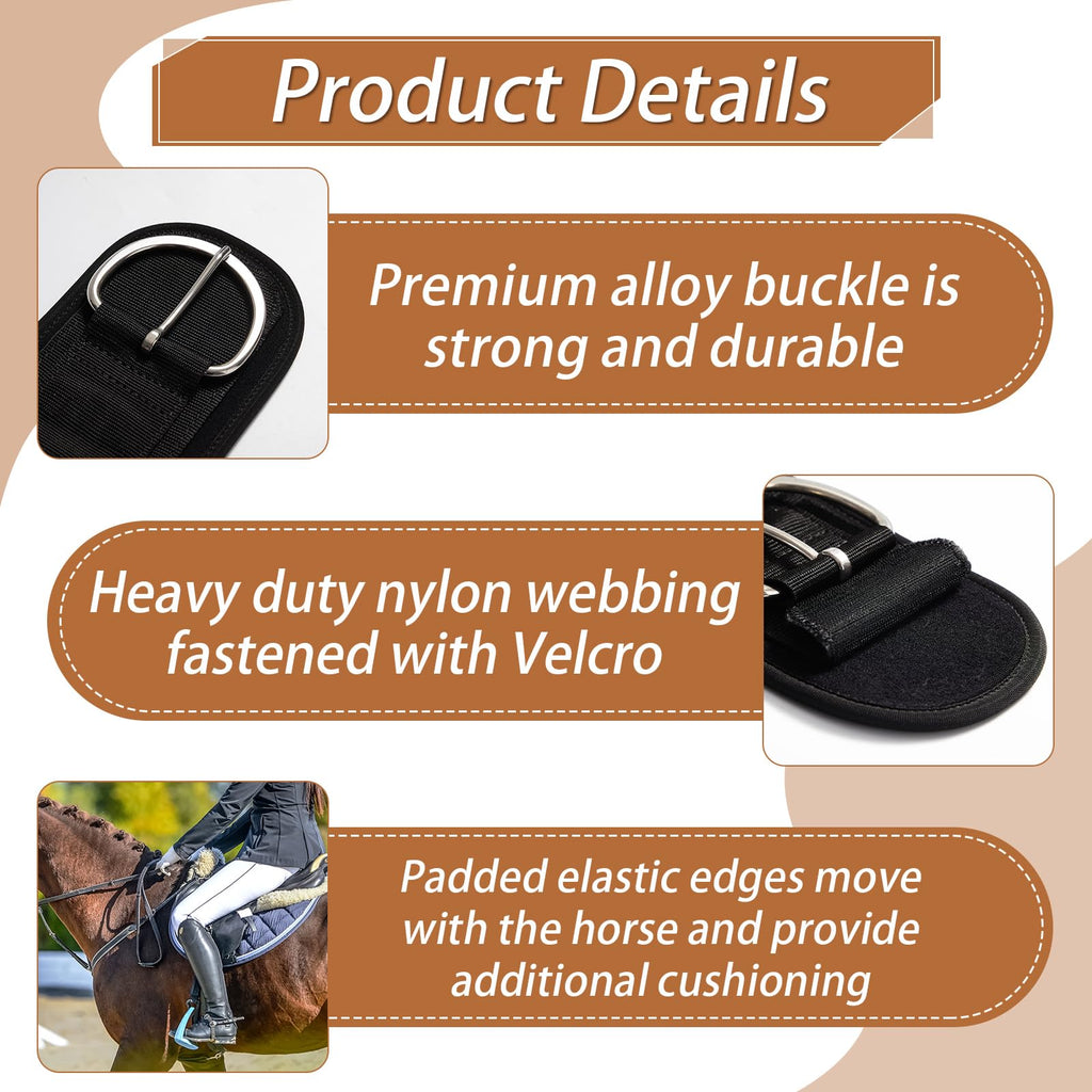 32 Inch Elastic Western Horse Cinch Saddle Girth Q226523