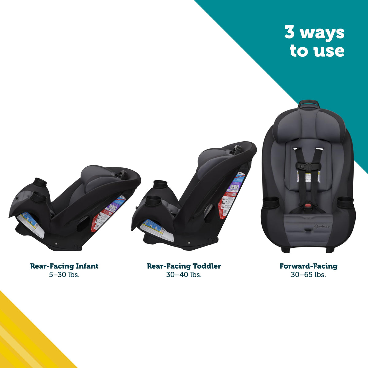 3-in-1 Convertible Car Seat N703614