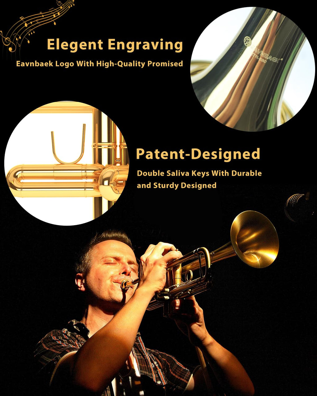 Standard Brass Trumpet Set T689