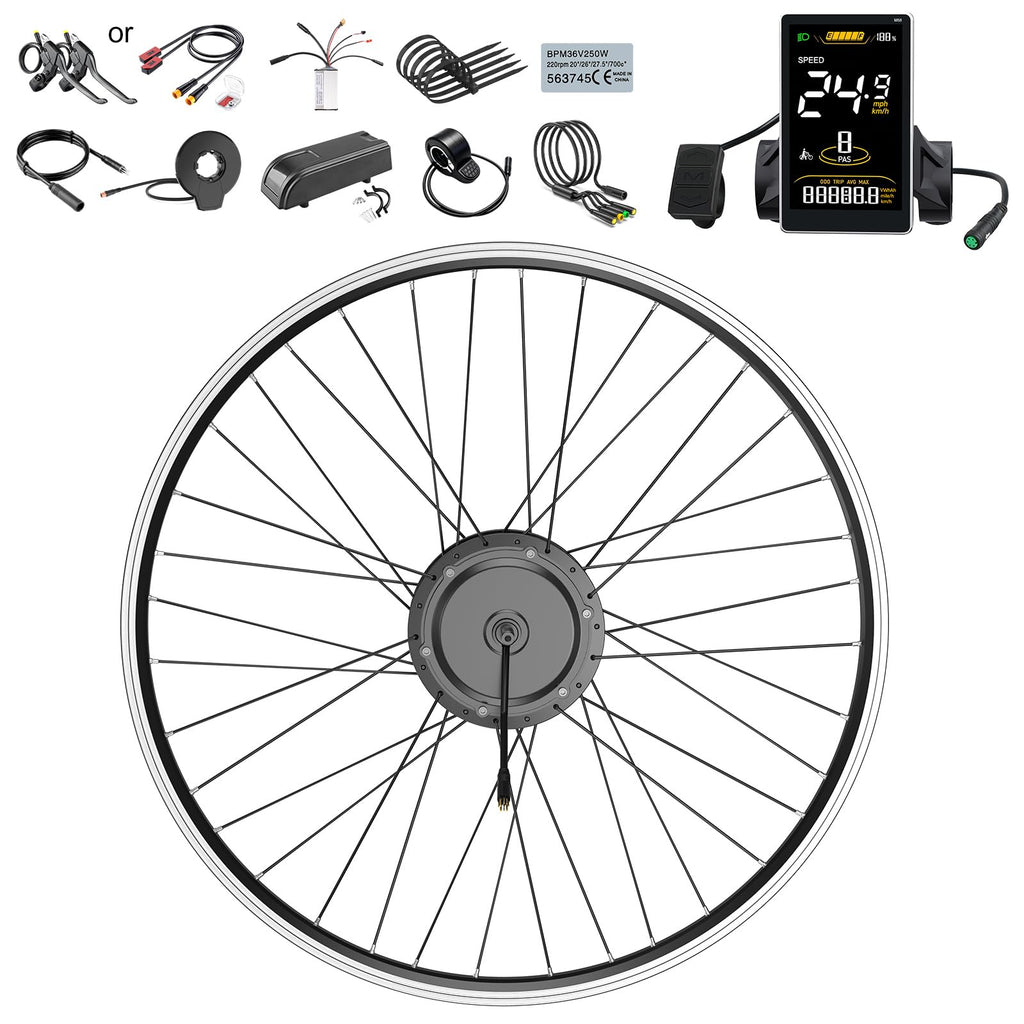 48V 500W Front Hub Motor Ebike Conversion Kit H93144