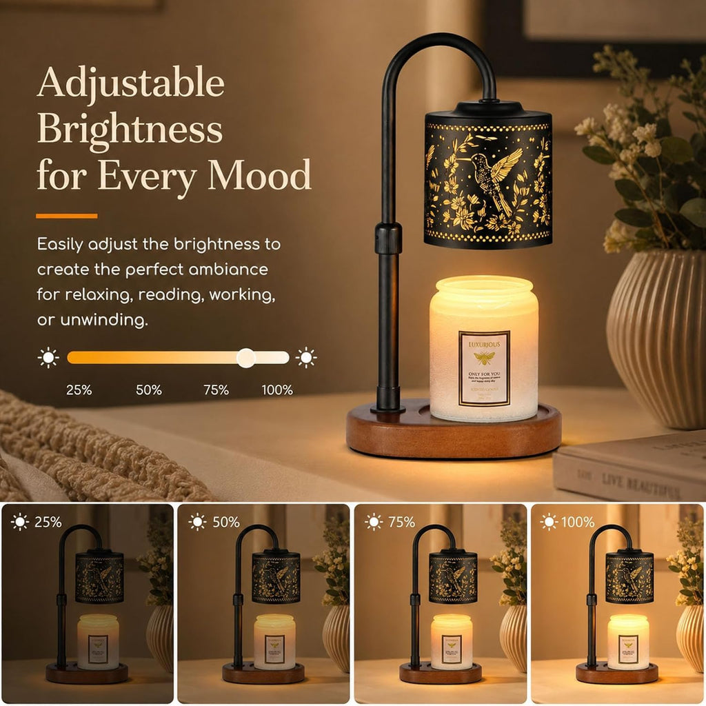 Dimmable Candle Warmer Lamp with Timer Q507416