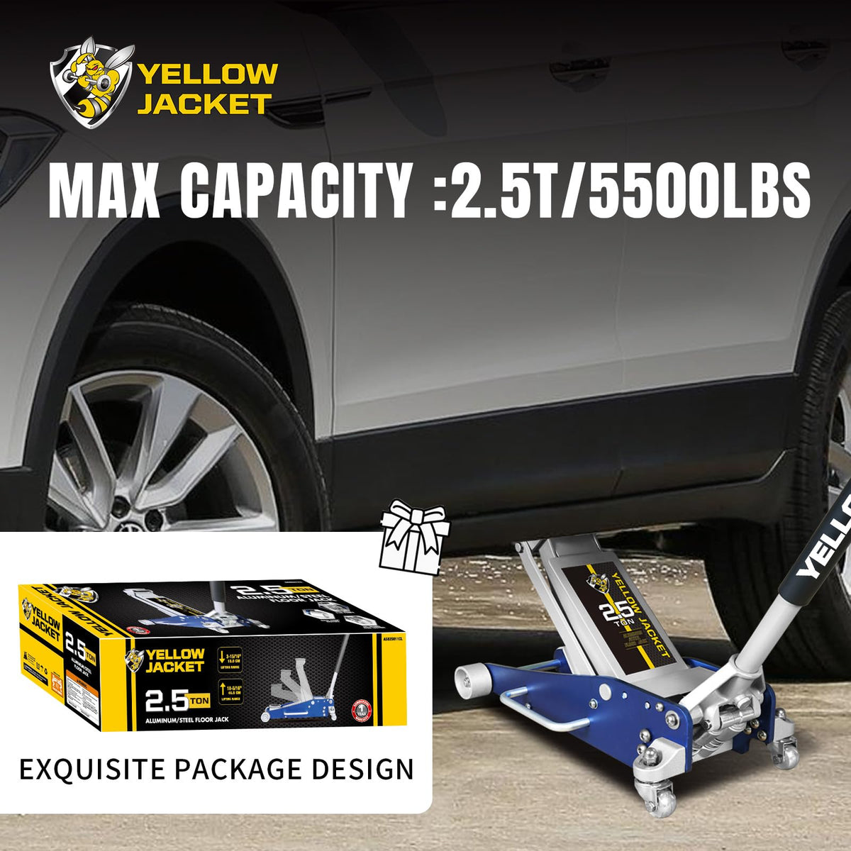 2.5 Ton Aluminum and Steel Floor Jack O9988