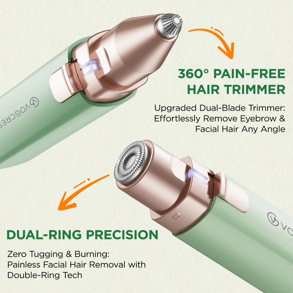 2 in 1 Rechargeable Facial Hair Remover & Eyebrow Trimmer G842129