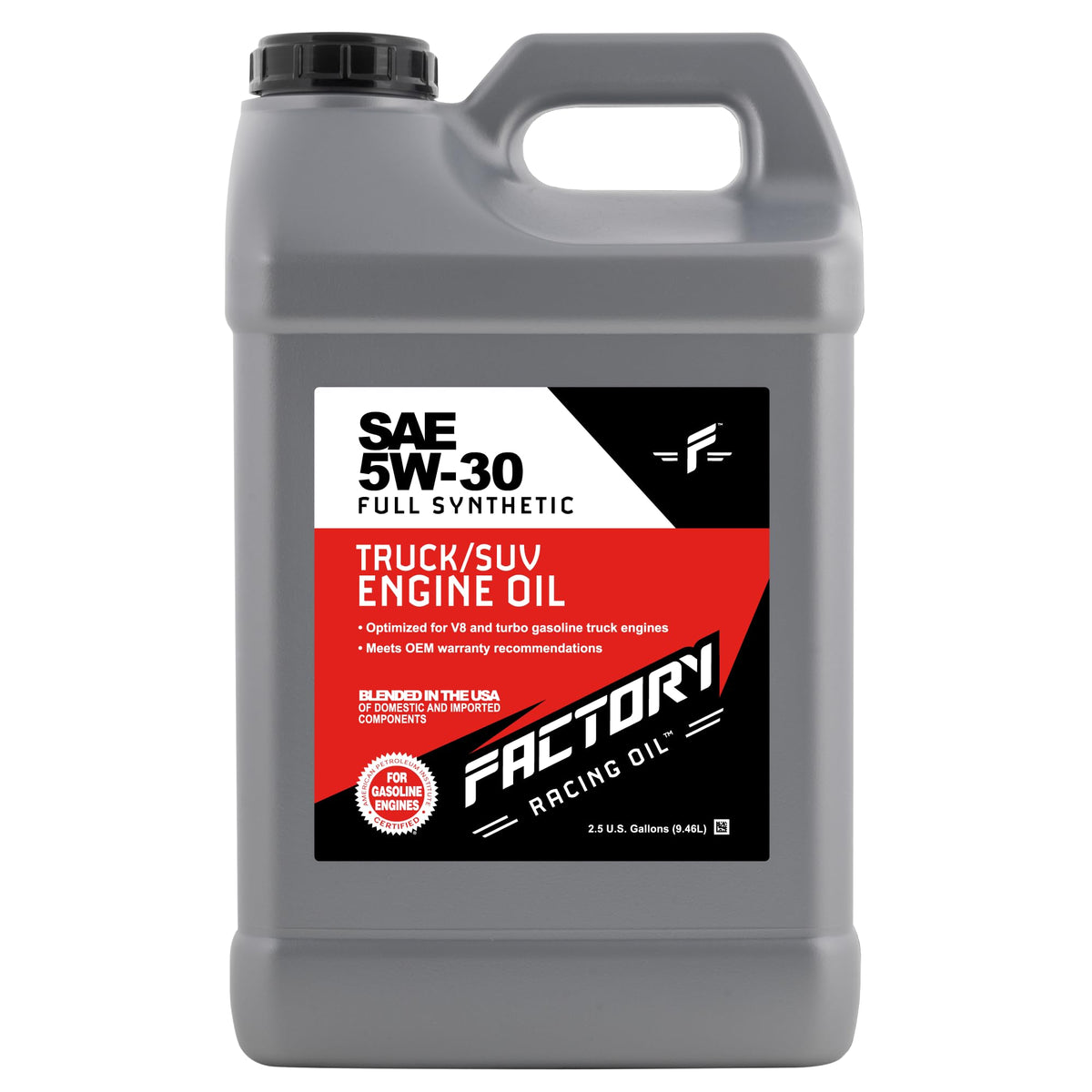 5W-30 Full Synthetic Truck Oil 2.5 Gallons O39441