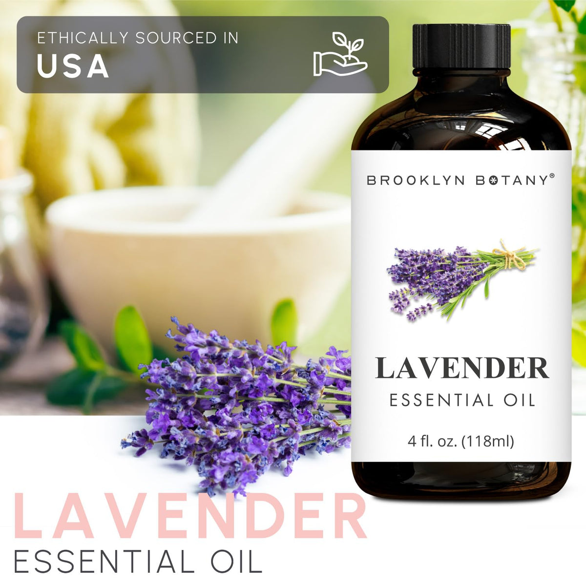 Lavender & Grapefruit Essential Oils 4 Fl Oz Pack of 2 S816