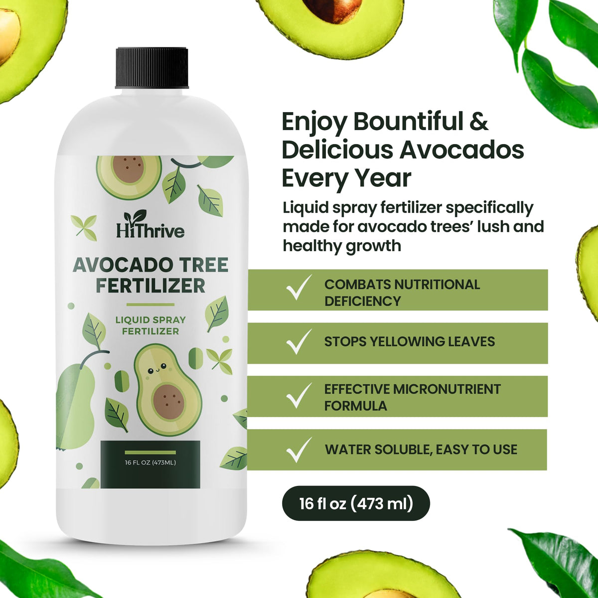 Avocado Fruit Tree Fertilizer 16oz W4491