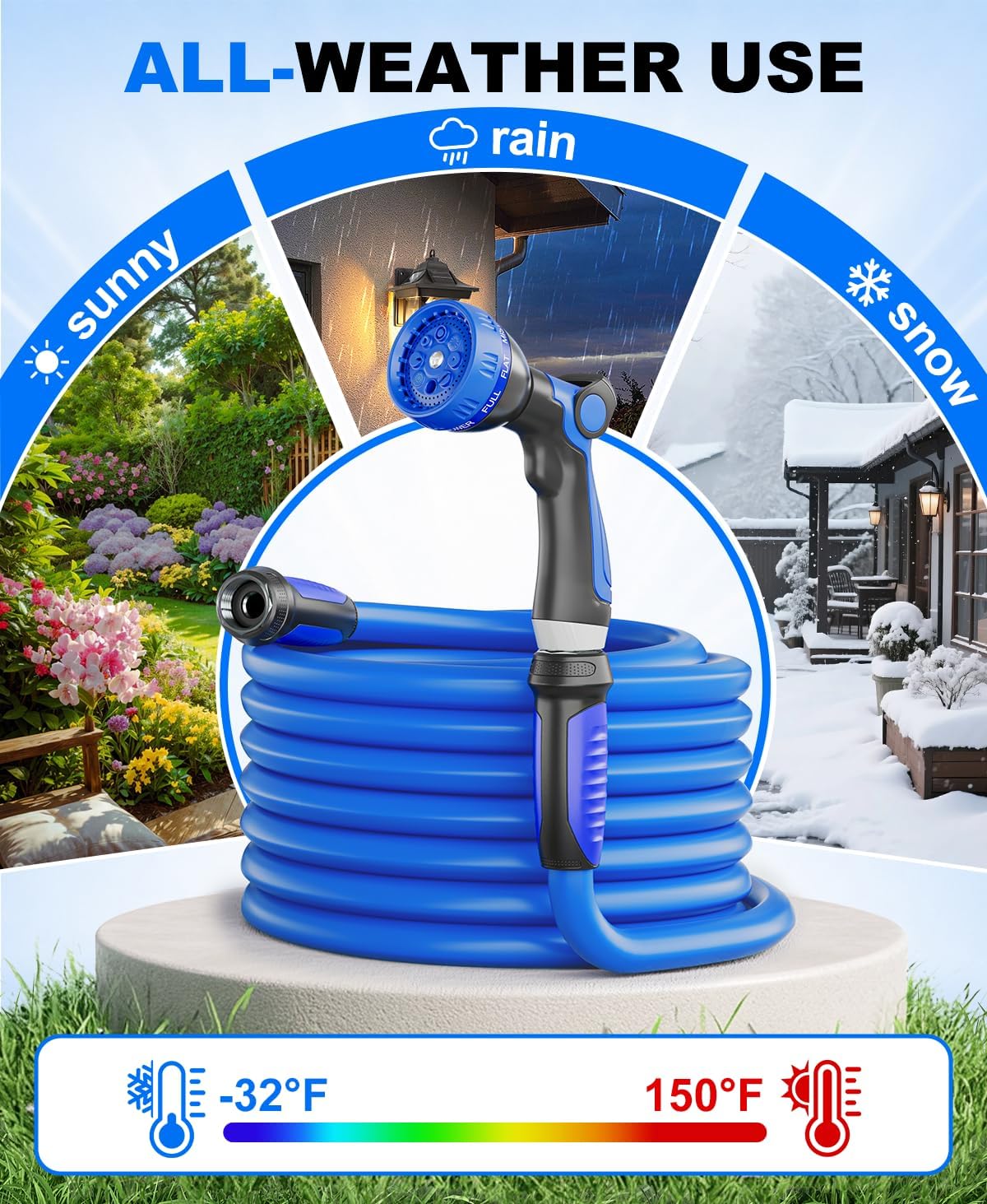Garden Water Hose 100 ft x 5/8" B41318