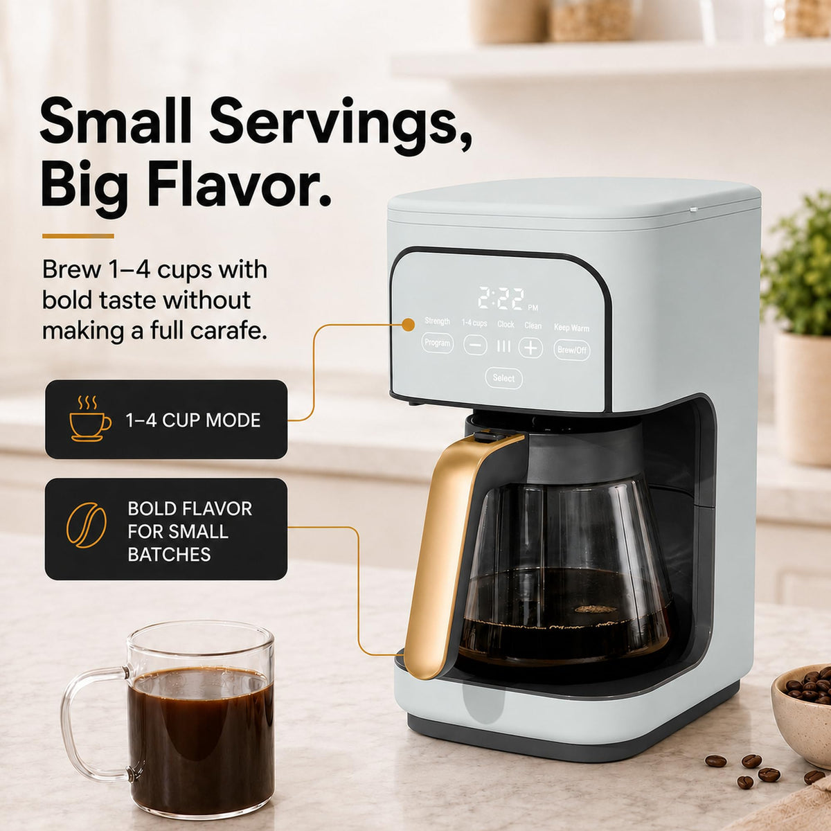 12-Cup Programmable Drip Coffee Maker U9395