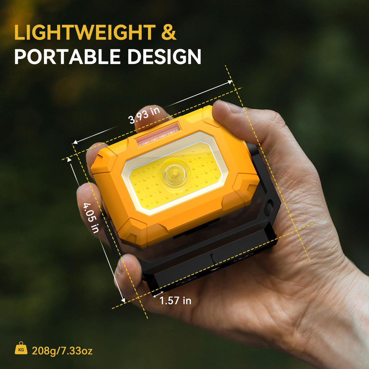 2 Pack 1500LM COB LED Work Light M737