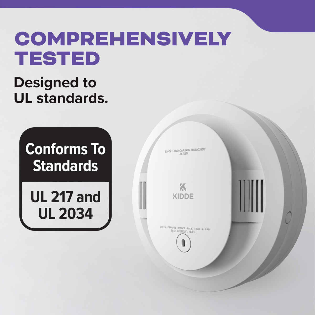 Smoke & Carbon Monoxide Detector, AA Battery-Powered, 3 Pack W107574