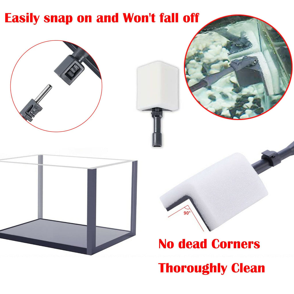 Carbon Fiber 5 in 1 Aquarium Cleaning Tool Kit V477