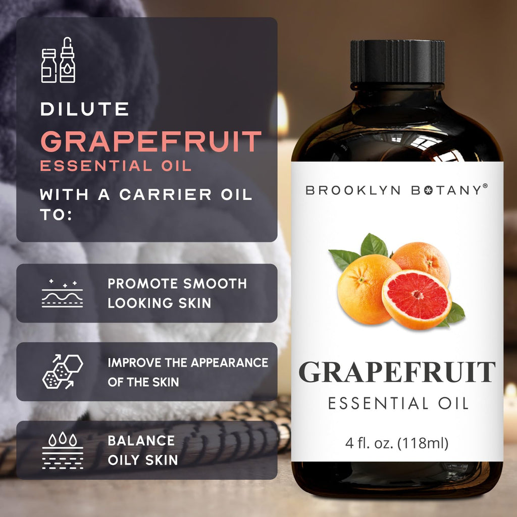 Lavender & Grapefruit Essential Oils 4 Fl Oz Pack of 2 S816