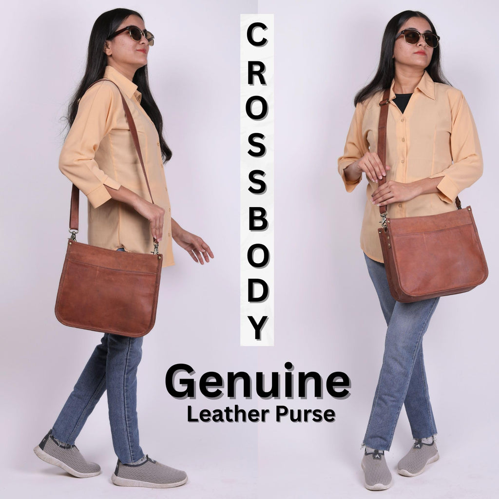 Genuine Leather Crossbody Purse N576029
