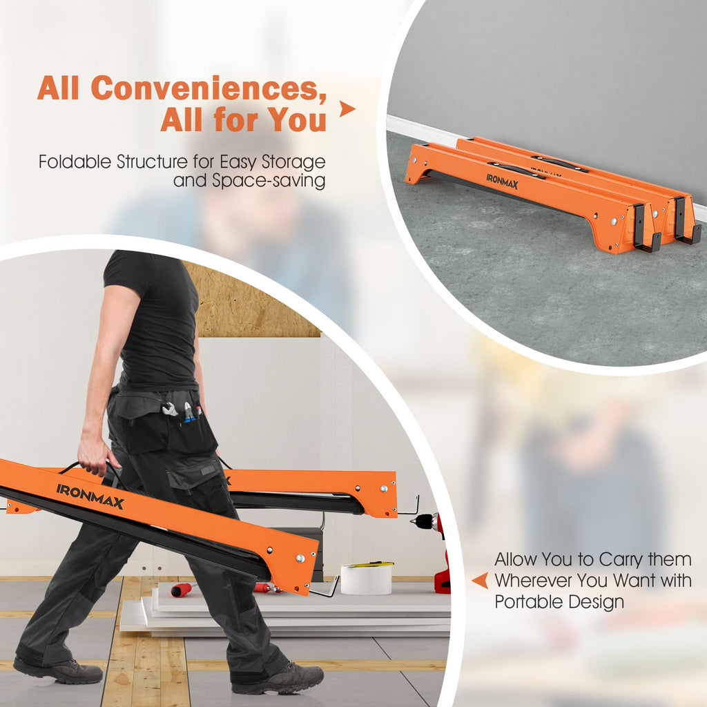2 Pack Portable Foldable Saw Horses B6430