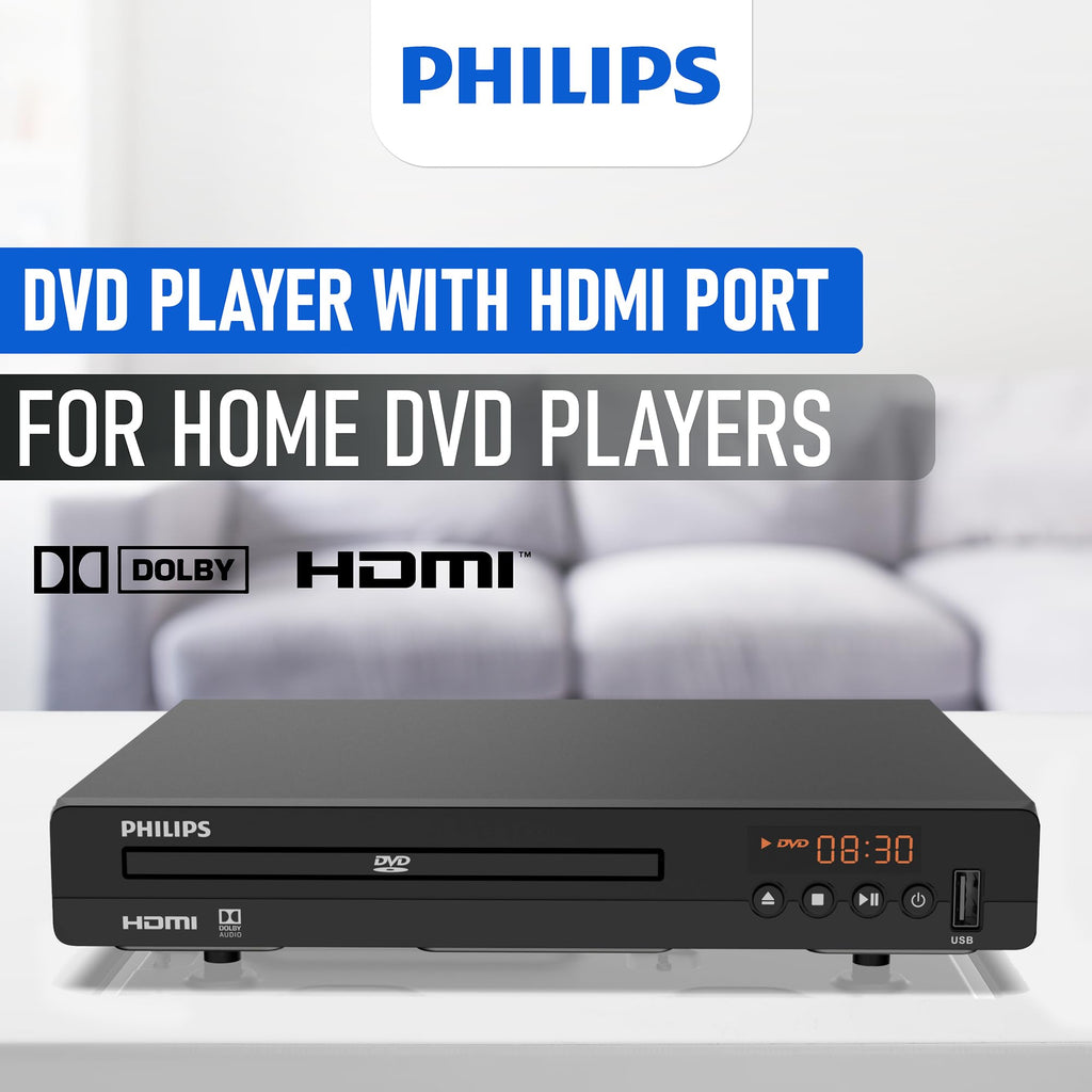 DVD Player with HDMI Port 1080P All Region USB Input Remote Control U853