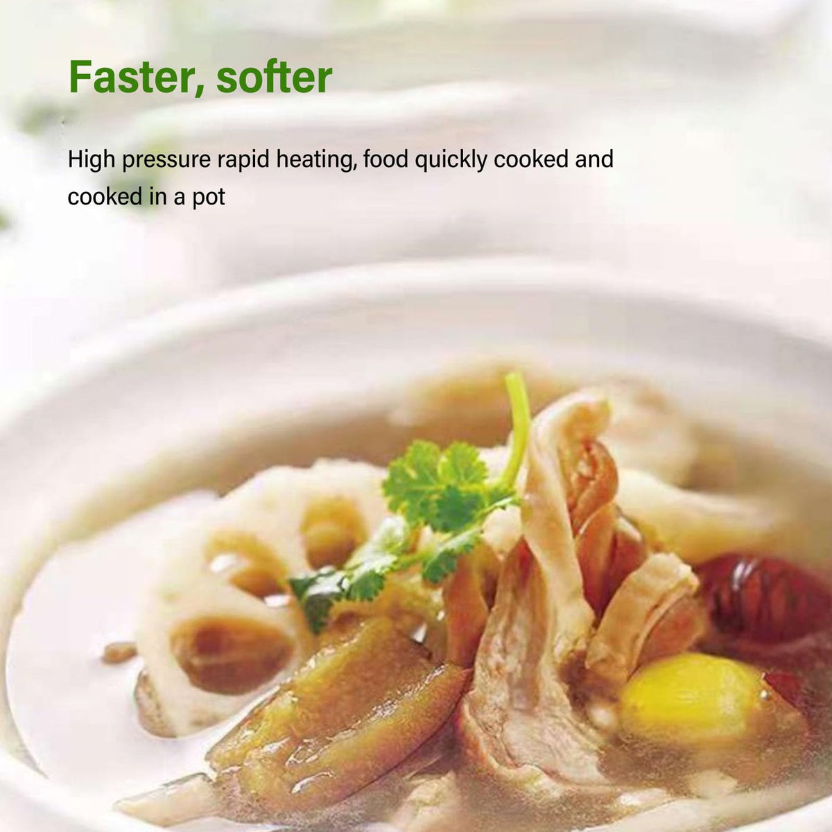 2L Stainless Steel Mini Pressure Cooker J60192