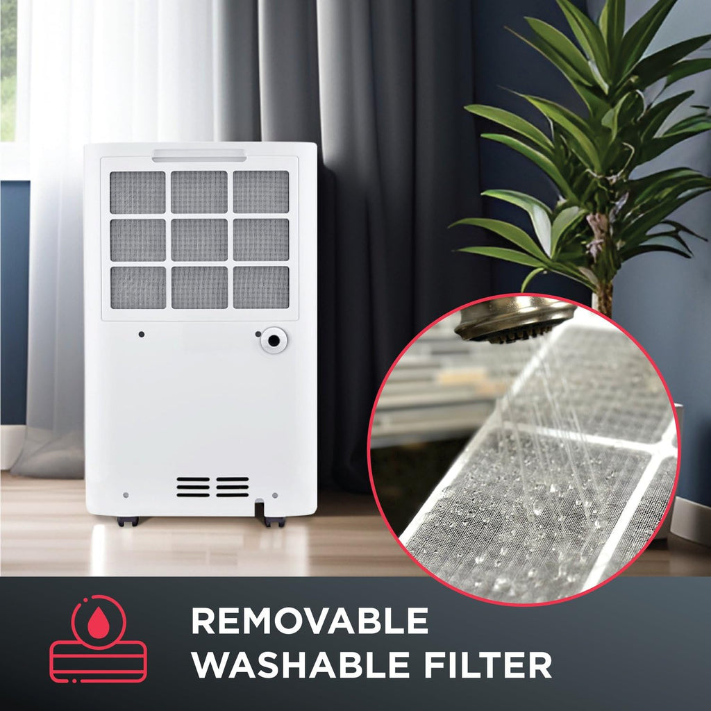 50-Pint Dehumidifier with 3 Speeds and Timer T944115