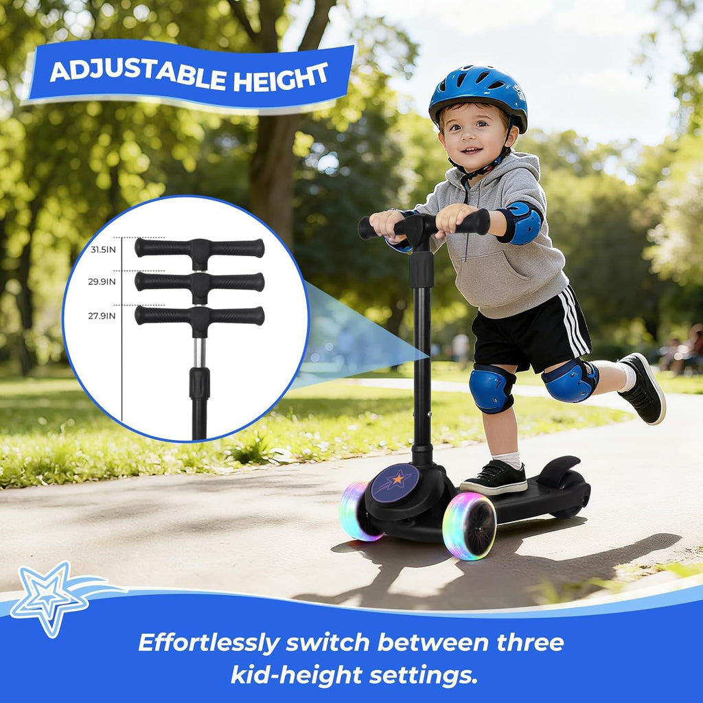 3 Wheel Kids Scooter with Light Up Wheels N10216