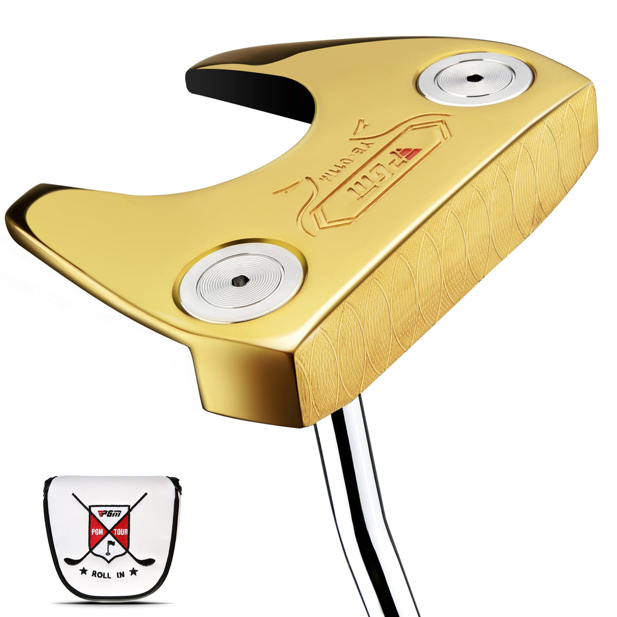 CNC-Milled Low-CG Golf Putter with Alignment Line & Oversized Grip W956