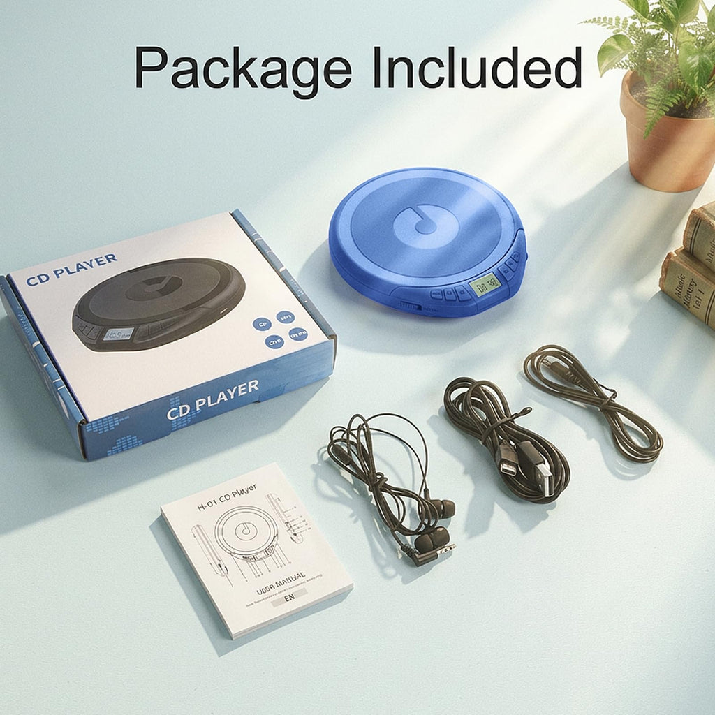 Portable CD Player with Earphones F253797