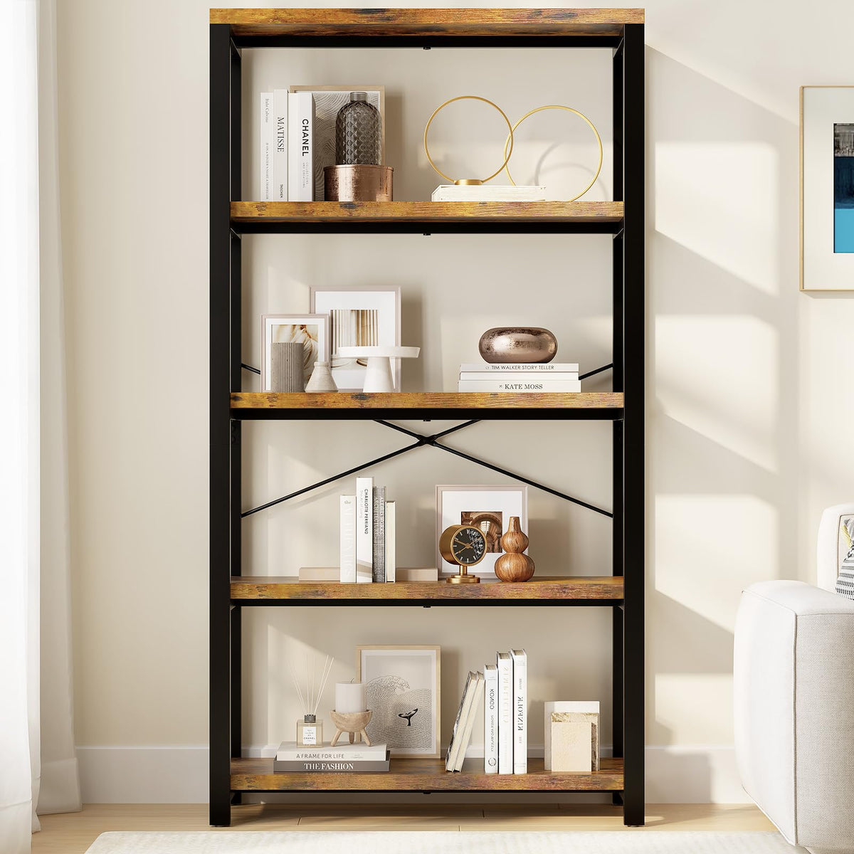 5-Tier Adjustable Bookshelf S5588