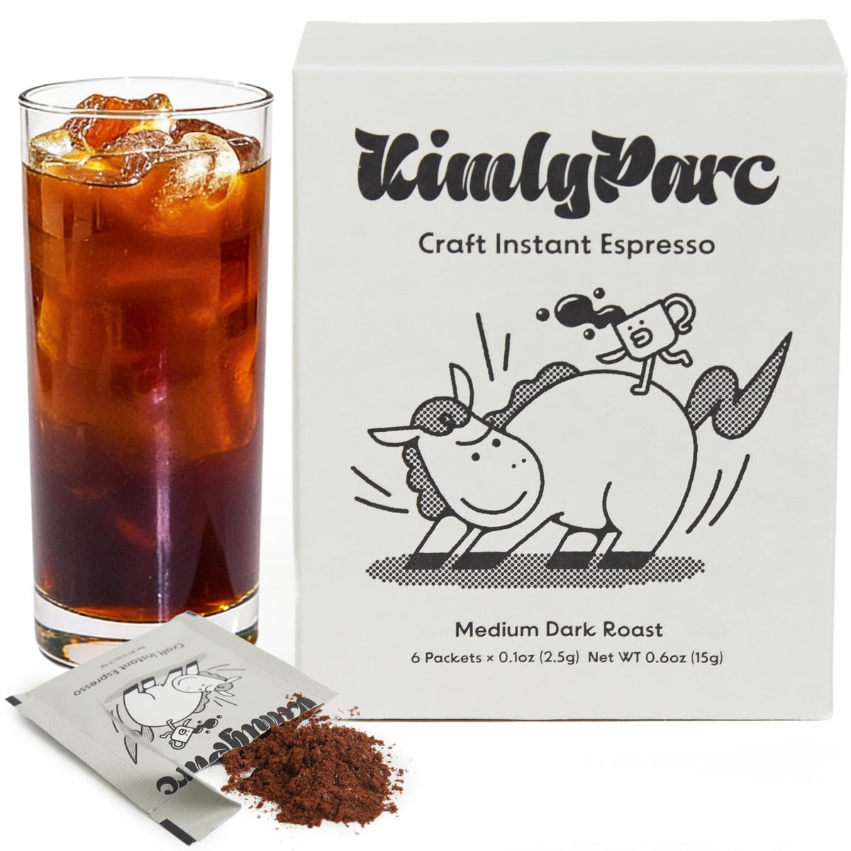 Instant Espresso 6 Packets x 0.1 oz Medium Dark Roast Sugar-Free L930