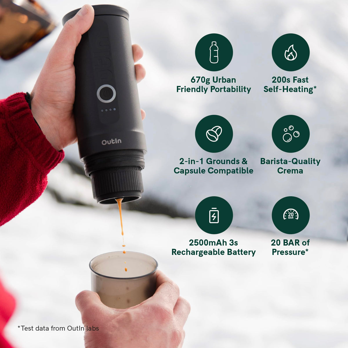 Portable Electric Espresso Machine W2223