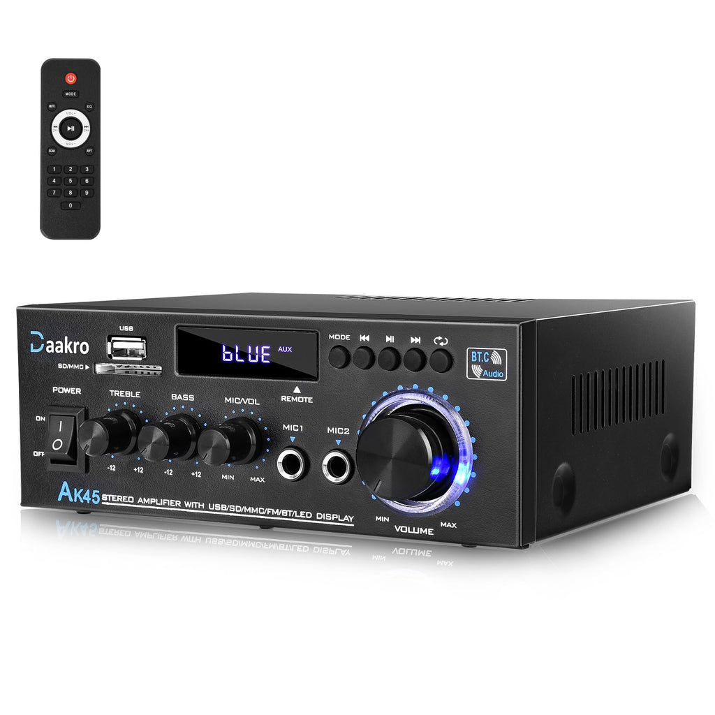 300W Bluetooth 5.1 Stereo Audio Amplifier N956