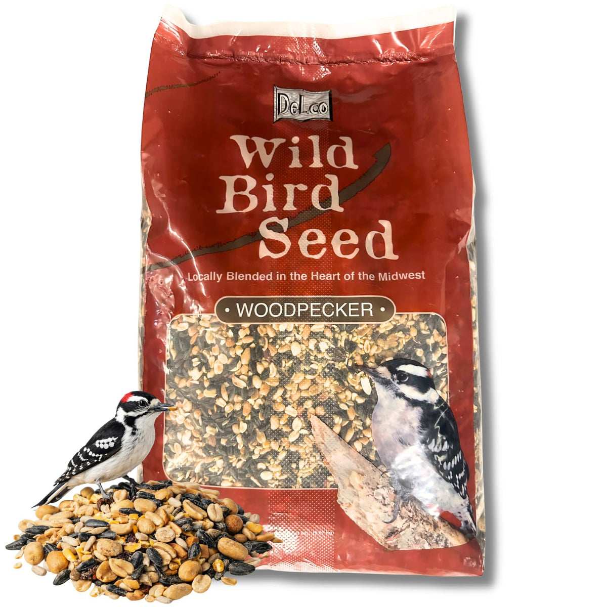 Wild Bird Seed 20 lb Bag Fruit & Nut with Sunflowers C691